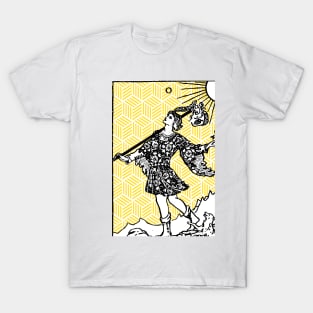 Geometric Tarot Print - The Fool T-Shirt